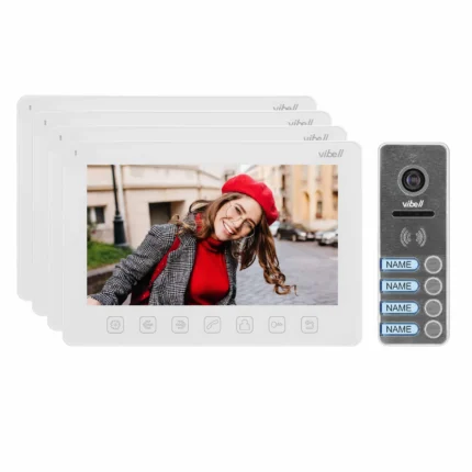 NOVEO MULTI4 Video monitor, LCD 7" monitor, biely