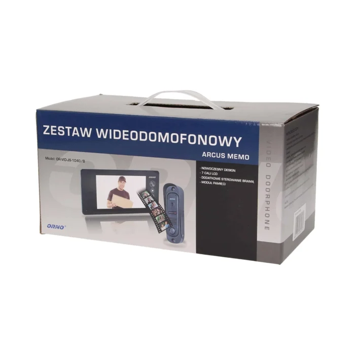 Súprava videovrátnika ARCUS MEMO s "pin hole", 7" display, brusivo – Obrázok 2