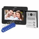 Súprava videovrátnika predinštalovaná, handsfree s viacfarebným 7" LCD displejom, bezdotykové nápisy a funkcia interkomu, priama inštalácia, INDI MULTI N
