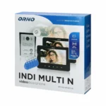 Súprava videovrátnika predinštalovaná, handsfree s viacfarebným 7" LCD displejom, bezdotykové nápisy a funkcia interkomu, priama inštalácia, INDI MULTI N – Obrázok 2