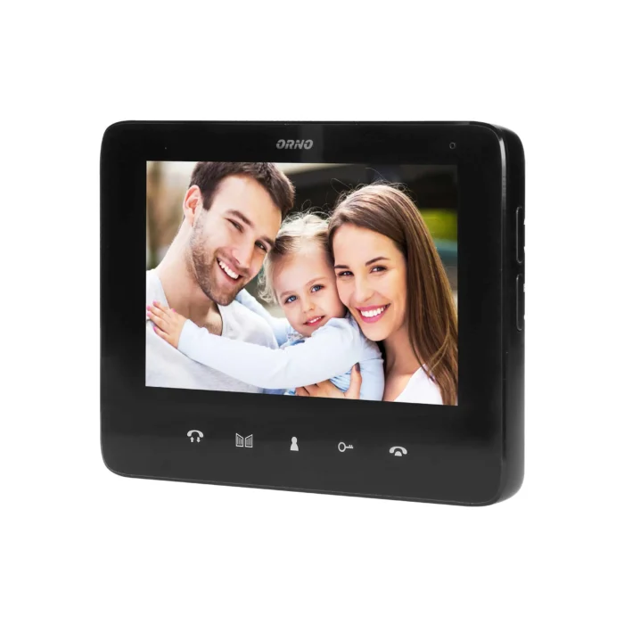 Súprava videovrátnika predinštalovaná, handsfree s viacfarebným 7" LCD displejom, bezdotykové nápisy a funkcia interkomu, priama inštalácia, INDI MULTI N – Obrázok 3
