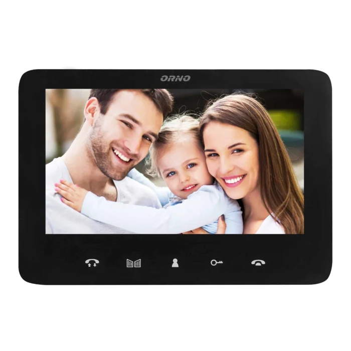 Súprava videovrátnika predinštalovaná, handsfree s viacfarebným 7" LCD displejom, bezdotykové nápisy a funkcia interkomu, priama inštalácia, INDI MULTI N – Obrázok 4