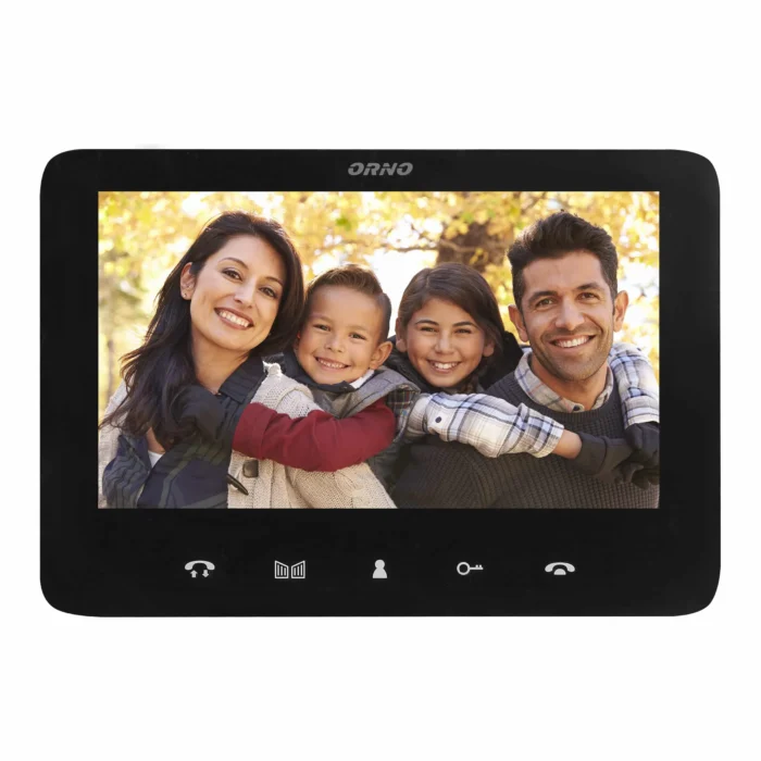 Podporovaný videorekordér, handsfree so 7" LCD displejom, bezdotykovými nápismi a funkciou interkomu, INDI MULTI P – Obrázok 4
