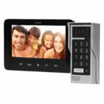 Podpora videa, handsfree so 7" LCD displejom, zámky a funkcia interkomu, externá inštalácia, čierna, SCUTI