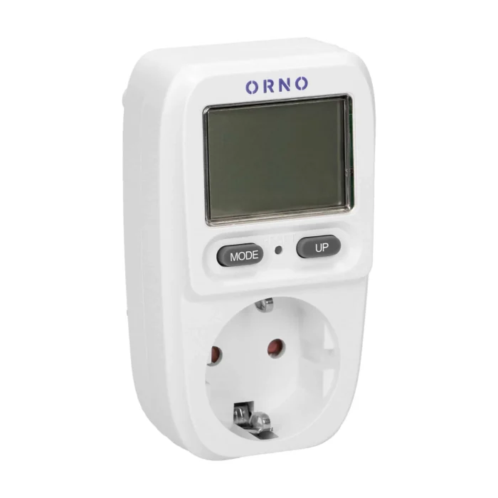 Power meter with LCD display, schuko – Obrázok 2