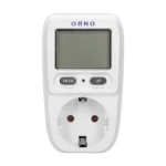 Power meter with LCD display, schuko – Obrázok 3