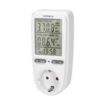 Energy calculator with LCD display, schuko