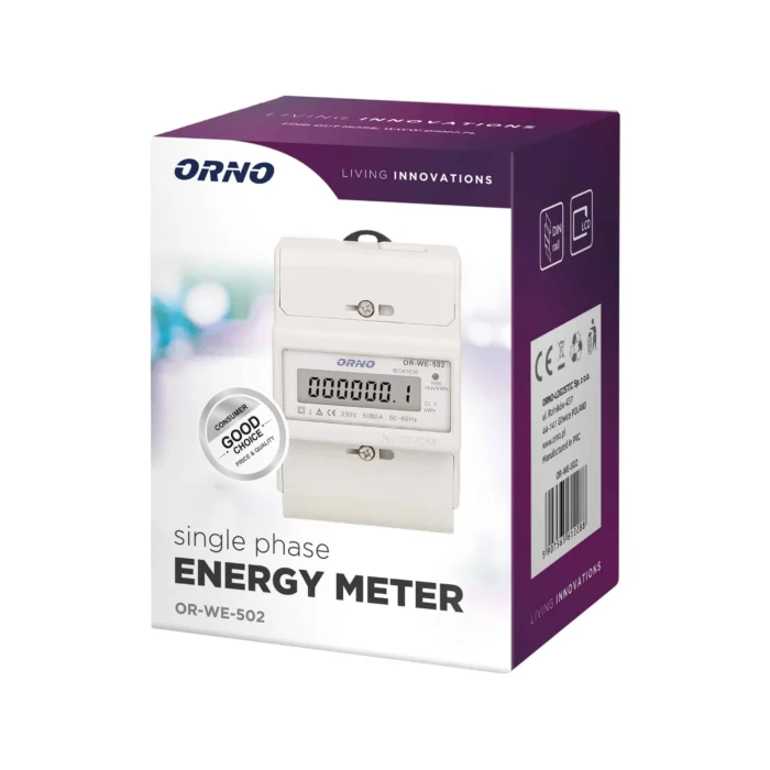 1-fázový elektromer, 80A – Obrázok 2