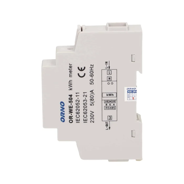 1-fázový elektromer s RS-485, 80A – Obrázok 5