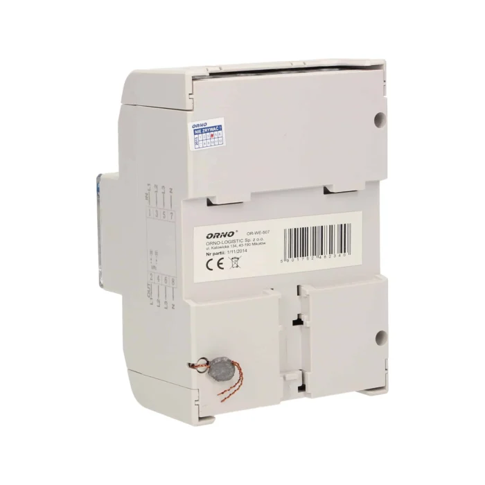 3-fázový elektromer, 120A, 5 modulov DIN TH-35mm – Obrázok 4