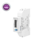 1-fázový elektromer s RS-485, 100A, port RS-485, MID, 1 modul, DIN TH-35mm