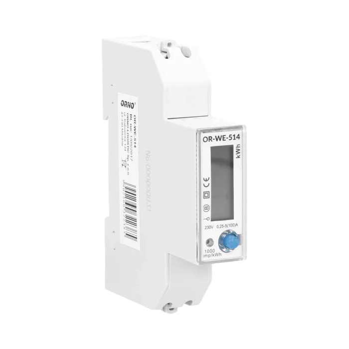 1-fázový elektromer s RS-485, 100A, port RS-485, MID, 1 modul, DIN TH-35mm – Obrázok 4