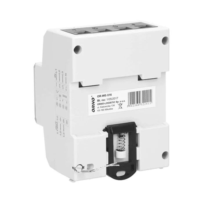 3-fázový elektromer s RS-485, 80A, MID, 4,5 moduly, DIN TH-35mm – Obrázok 5