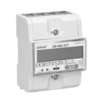 3-fázový viacfázový elektromer s RS-485, 80A. 4,5 modul, DIN TH-35mm – Obrázok 3