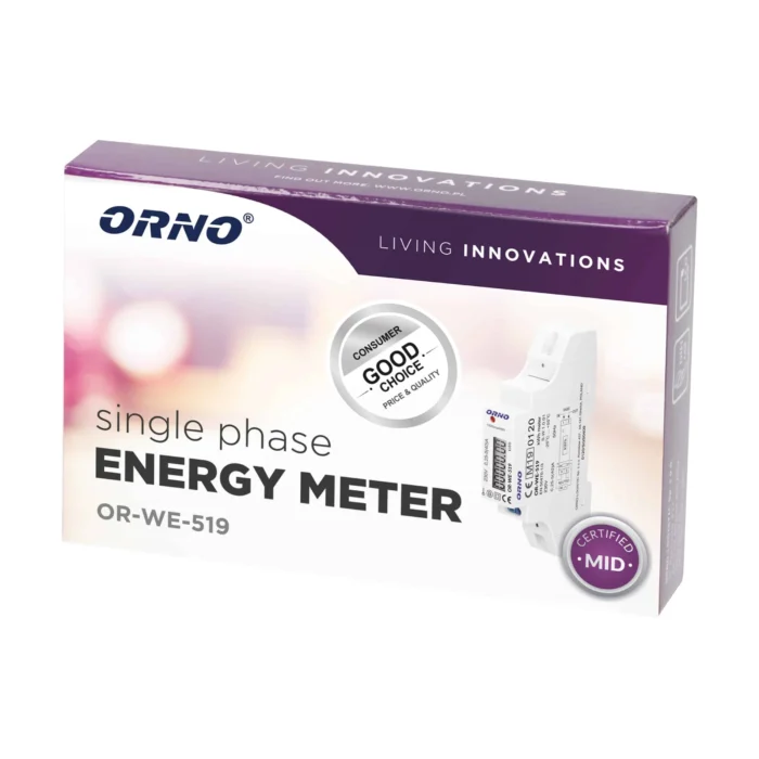 1-fázový elektromer s MID, 40A – Obrázok 2