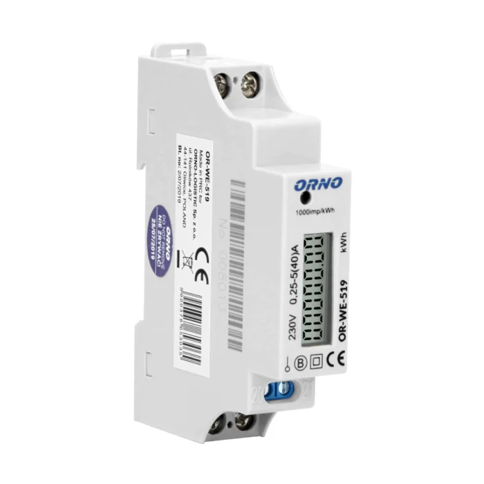 1-fázový elektromer s MID, 40A – Obrázok 4