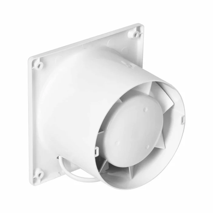 Kúpeľňový ventilátor 100mm - Premium - šnúra s vypínačom a guľôčkovými ložiskami – Obrázok 3
