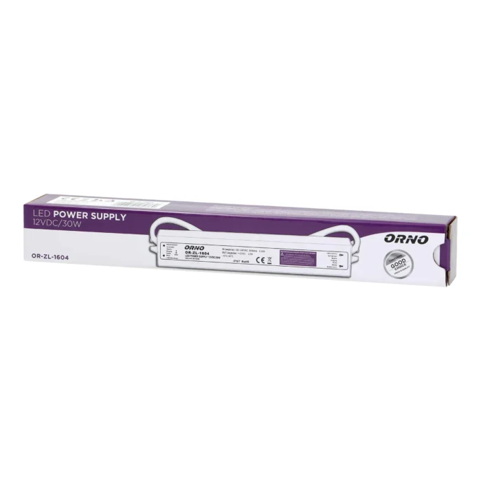 Napájací zdroj LED AC/DC 12V/30W, IP67 – Obrázok 2