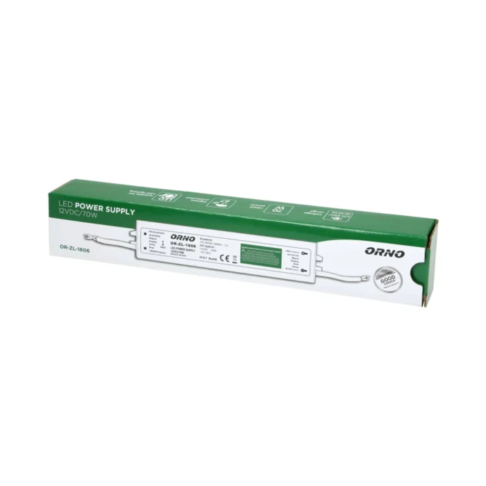 Napájací zdroj LED AC/DC 12V/70W, IP67 – Obrázok 2