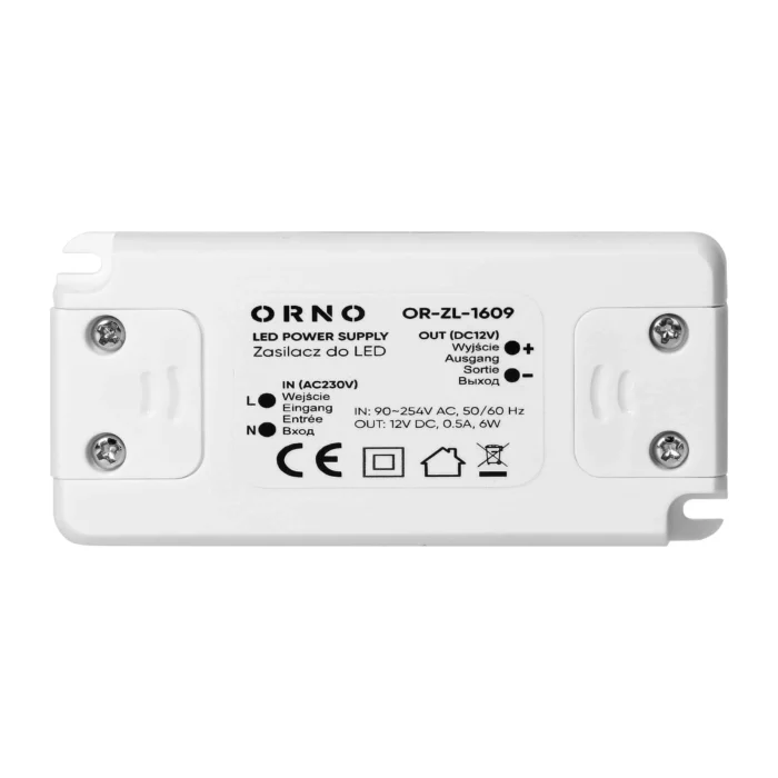 Napájací zdroj LED AC/DC 12V/6W – Obrázok 4