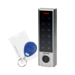Kódový zámok čítačky kariet a bezdotykových štítkov, tlačidlo so zvončekom a Bluetooth, SUPER SLIM, IP68, 3A relé,