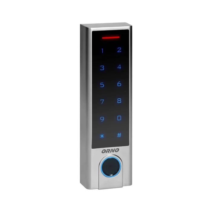 Kódový zámok čítačky kariet a proximity tagov, čítačka odtlačkov prstov a Bluetooth, SUPER SLIM, IP68, 3A relé, napájané TUYA – Obrázok 2