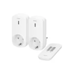 Set of wireless sockets with remote control, 2+1, Schuko