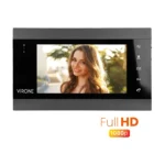 7" farebný video monitor je bezplatná telefónna aplikácia pre internú a externú komunikáciu, nahrávanie videa a funkcie správy a je podporovaná Full HD panelom VDP-61FHDKV.