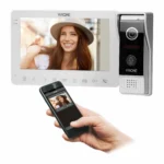 Súprava videovrátnika, LCD 7", WiFi + APP pre smartfón, handsfree, ovládanie brány, biela, VIFAR