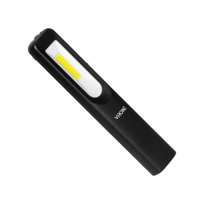 LED batéria 3W 200lm + 50lm, 1200mAh, 3 pracovné režimy: 100%, 50%, predná dióda, magnet, klip – Obrázok 4