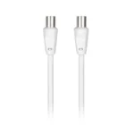 Antenna cable TV - VIDEO white 5m