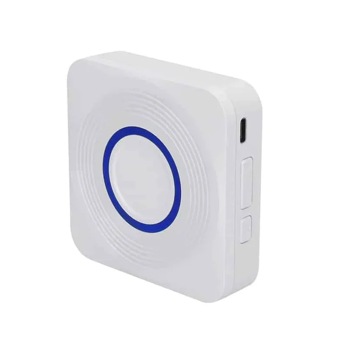 Solight bezdrôtový zvonček, batériový + USB, 200m, biely, learning code – Obrázok 2