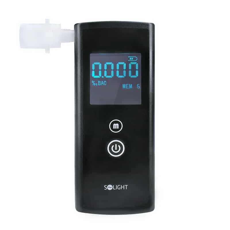 Solight alkohol tester Solight alkohol tester, 0,0 - 3,0‰ BAC, přesnosť 0,1‰ – Obrázok 1