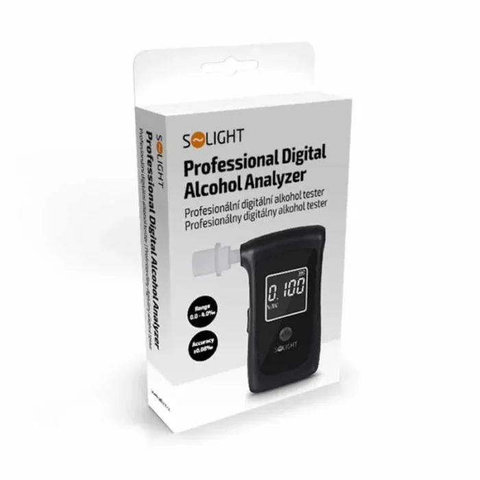 Solight alkohol tester profesionálny, Fuel Cell, 0,00 - 4,00‰ BAC, citlivosť 0,08‰ – Obrázok 4