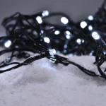 Solight LED vonkajšia vianočná reťaz, 400 LED, 20m, prívod 5m, 8 funkcií, IP44, studená biela
