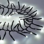 Solight LED vonkajšia vianočná reťaz s diaľkový ovládaním- Cluster, 576 LED, 8 funkcií, časovač, IP44, studená biela – Obrázok 2
