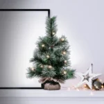 Solight vianočný stromček 45cm, 15LED, 3x AA, IP44, časovač – Obrázok 2