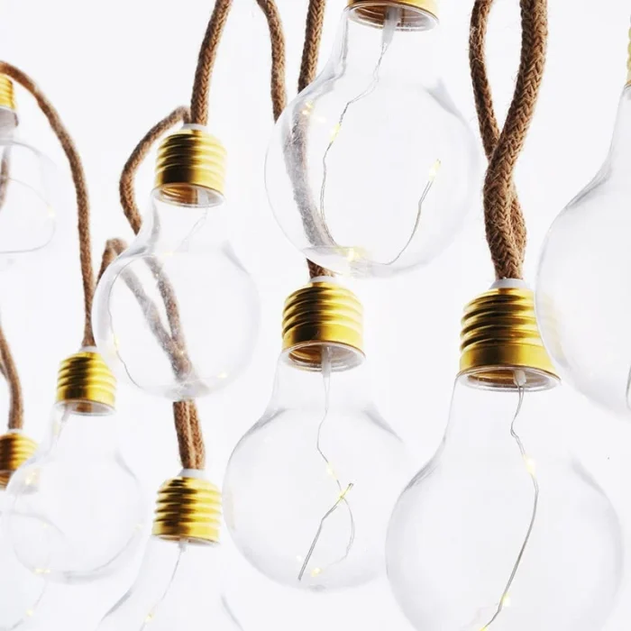 Solight LED dekoratívne žiarovky na provazu, 10x žiarovka, 30LED, 180cm, časovač 3x AA – Obrázok 3