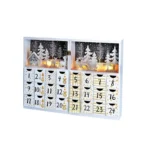 Solight LED adventný kalendár - kniha, 8x LED, 40x30cm, 2x AAA – Obrázok 2