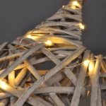 Solight LED ratanová hviezda, 40x LED, 2x AA, 40cm – Obrázok 3