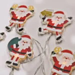 Solight LED okenná reťaz - Santa, 6x LED, prísavná, 120cm, 2x AA – Obrázok 4