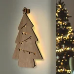 Solight LED nástenná dekorácia vianočný stromček, 24x LED, 2x AA – Obrázok 4
