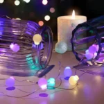 Solight LED vianočná reťaz farebné gule, 20x LED, 2m, 2x AA – Obrázok 2