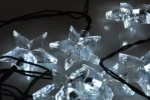 Solight LED vianočná reťaz, hviezdy, 20 LED, 3m, prívod 3m, IP20, biela