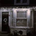 Solight LED vianočné záves, cencúle, 360 LED, 9m x 0,7m, prívod 6m, vonkajšie, teplé biele svetlo – Obrázok 3