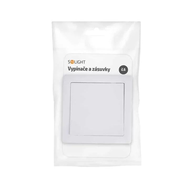 Solight vypínač Slim č. 6 striedavý - schodiskový, biely – Obrázok 3