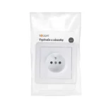 Solight zásuvka Slim, biela – Obrázok 3