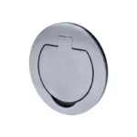 Solight vstavaná podlahová zásuvka, IP55, okrúhle viečko