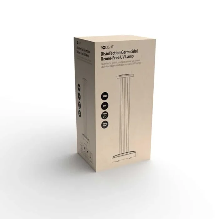 Solight dezinfekčná UV lampa 38W – Obrázok 3