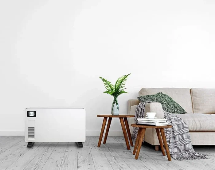 Solight teplovzdušný konvektor 2300W, LCD, ventilátor, časovač, nastaviteľný termostat – Obrázok 4